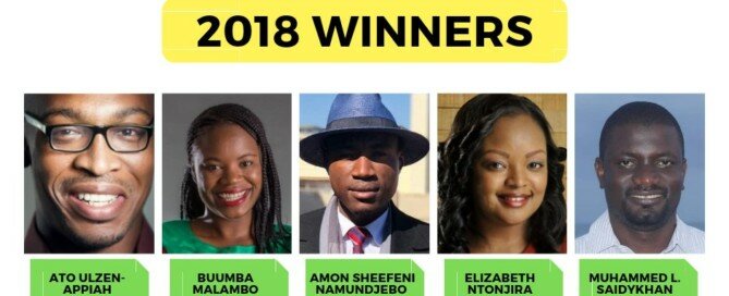 AYA 2018 Winners